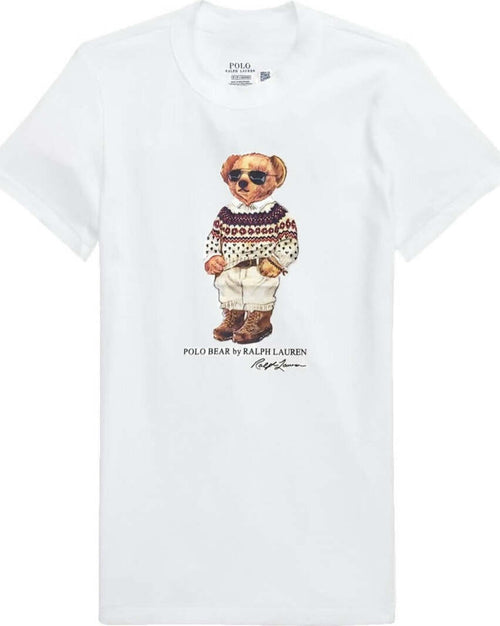 Ralph Lauren T-Shirt Donna Polo Bear Maglia Mezze Maniche Girocollo Orsetto Polo Bear by Ralph Lauren 100% cotone Moda/Donna/Abbigliamento/T-shirt top e bluse/T-shirt Euforia - Bronte, Commerciovirtuoso.it