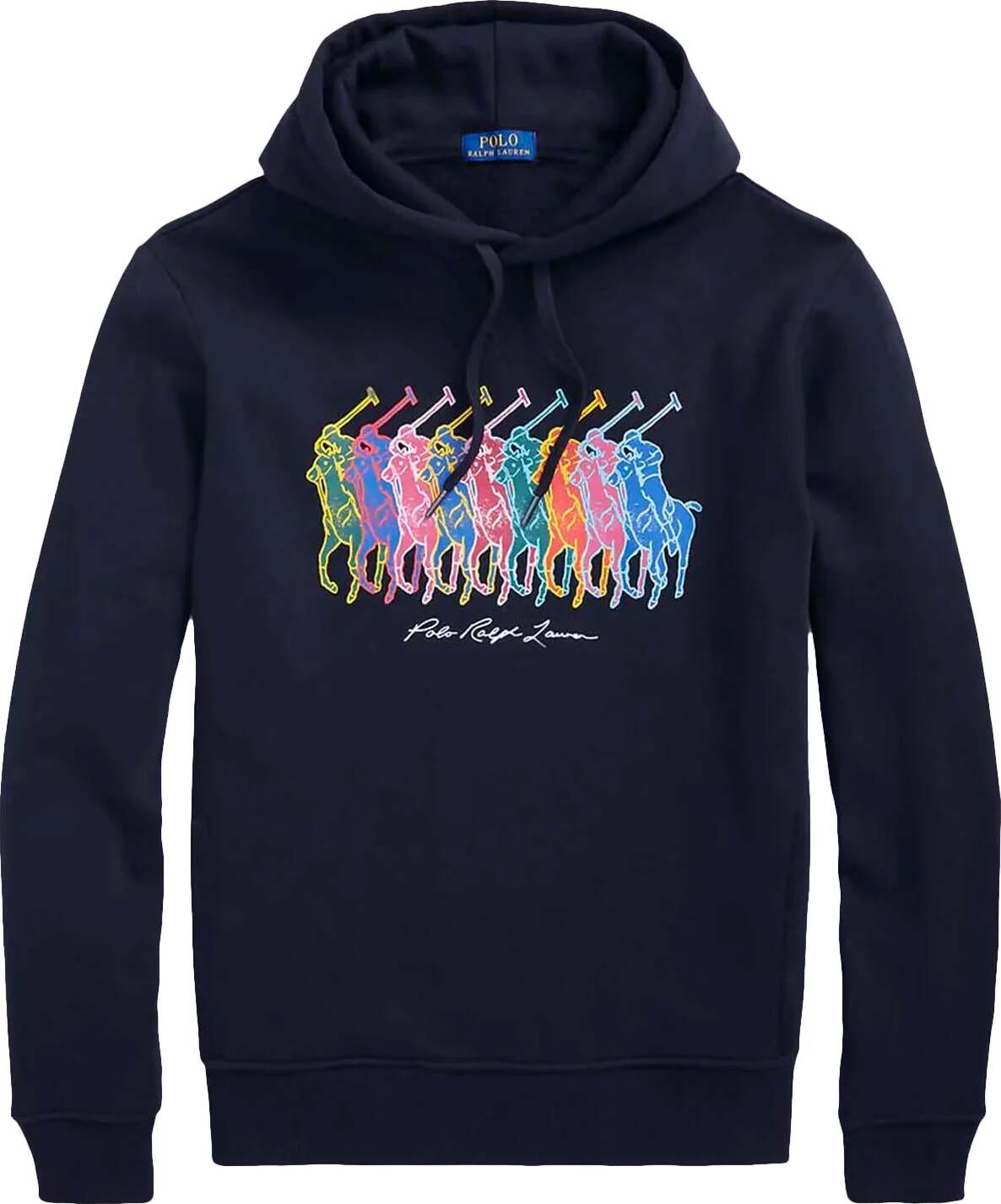 Ralph Lauren Uomo Felpa Con Cappuccio Polo E Big Pony Polsini a