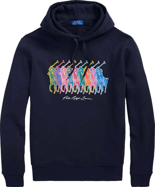 Ralph Lauren Uomo Felpa Con Cappuccio Polo E Big Pony Polsini a Coste Moda/Uomo/Abbigliamento/Felpe/Felpe con cappuccio Euforia - Bronte, Commerciovirtuoso.it