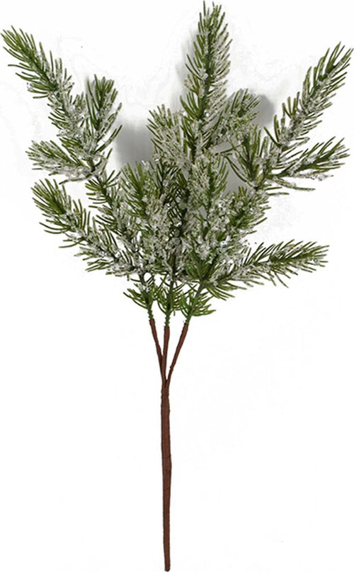 Rametto decorativo color verde innevato per interni ed esterni h 35 cm Casa e cucina/Decorazioni per interni/Addobbi e decorazioni per ricorrenze/Decorazioni natalizie/Ghirlande e corone MagiediNatale.it - Altamura, Commerciovirtuoso.it