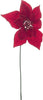 Rametto decorativo floreale con fiore Rosso in poliestere per interni ed esterni Casa e cucina/Decorazioni per interni/Addobbi e decorazioni per ricorrenze/Decorazioni natalizie/Ghirlande e corone MagiediNatale.it - Altamura, Commerciovirtuoso.it