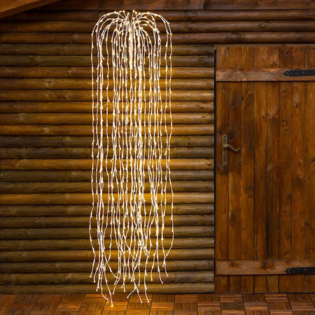 Ramo cadente luminoso cascata di luci a LED bianco caldo decorazione natalizia per esterno interno Casa e cucina/Decorazioni per interni/Addobbi e decorazioni per ricorrenze/Decorazioni natalizie/Luci natalizie/Catene luminose per interni MagiediNatale.it - Altamura, Commerciovirtuoso.it