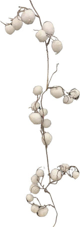 Ramo Cotone Bianco decorazione natalizia per interno h 100 cm Casa e cucina/Decorazioni per interni/Addobbi e decorazioni per ricorrenze/Decorazioni natalizie/Ghirlande e corone MagiediNatale.it - Altamura, Commerciovirtuoso.it