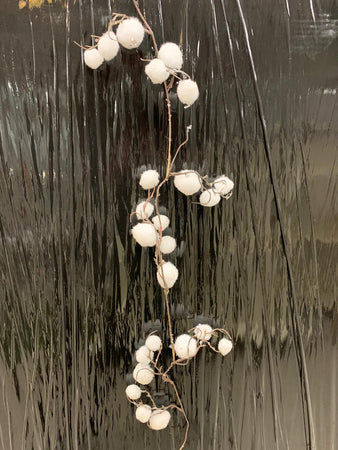 Ramo Cotone Bianco decorazione natalizia per interno h 100 cm Casa e cucina/Decorazioni per interni/Addobbi e decorazioni per ricorrenze/Decorazioni natalizie/Ghirlande e corone MagiediNatale.it - Altamura, Commerciovirtuoso.it