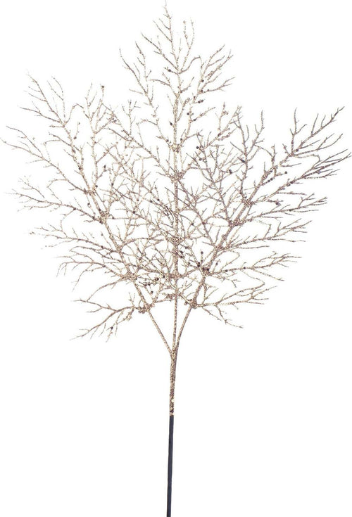 Ramo decorativo color champagne per decorazioni e composizioni di fiori h 67 cm Casa e cucina/Decorazioni per interni/Addobbi e decorazioni per ricorrenze/Decorazioni natalizie/Ghirlande e corone MagiediNatale.it - Altamura, Commerciovirtuoso.it