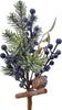 Ramo decorativo con Bacche Innevate per composizioni floreali da 31 cm Casa e cucina/Decorazioni per interni/Addobbi e decorazioni per ricorrenze/Decorazioni natalizie/Ghirlande e corone MagiediNatale.it - Altamura, Commerciovirtuoso.it
