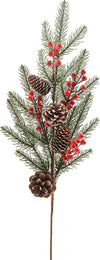 Ramo decorativo con Bacche Rosse per composizioni floreali da 73 cm Casa e cucina/Decorazioni per interni/Addobbi e decorazioni per ricorrenze/Decorazioni natalizie/Ghirlande e corone MagiediNatale.it - Altamura, Commerciovirtuoso.it