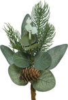 Ramo decorativo Eucalipto per composizioni floreali da 24 cm Casa e cucina/Decorazioni per interni/Addobbi e decorazioni per ricorrenze/Decorazioni natalizie/Ghirlande e corone MagiediNatale.it - Altamura, Commerciovirtuoso.it
