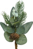 Ramo decorativo Eucalipto per composizioni floreali da 24 cm Casa e cucina/Decorazioni per interni/Addobbi e decorazioni per ricorrenze/Decorazioni natalizie/Ghirlande e corone MagiediNatale.it - Altamura, Commerciovirtuoso.it