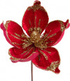 Ramo decorativo Magnolia decorazione natalizia per composizioni floreali da 15 cm Rosso Casa e cucina/Decorazioni per interni/Addobbi e decorazioni per ricorrenze/Decorazioni natalizie/Ghirlande e corone MagiediNatale.it - Altamura, Commerciovirtuoso.it