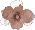 Ramo decorativo Magnolia in velluto rosa blush con clip da 26 cm Casa e cucina/Decorazioni per interni/Addobbi e decorazioni per ricorrenze/Decorazioni natalizie/Ghirlande e corone MagiediNatale.it - Altamura, Commerciovirtuoso.it