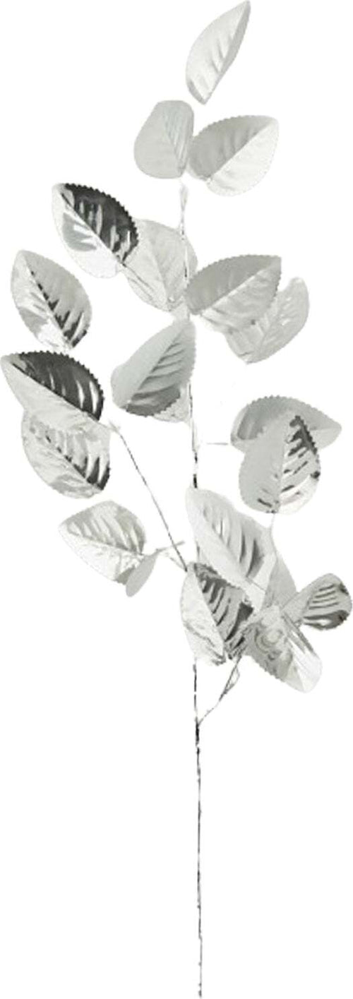 Ramo decorativo natalizio con petali Metal Argento h 67 cm Casa e cucina/Decorazioni per interni/Addobbi e decorazioni per ricorrenze/Decorazioni natalizie/Ghirlande e corone MagiediNatale.it - Altamura, Commerciovirtuoso.it