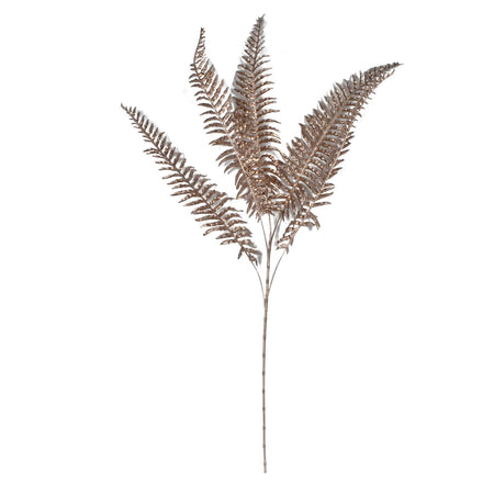 Ramo decorativo foglia laminata "Felce" decorazione per composizioni floreali 90 cm