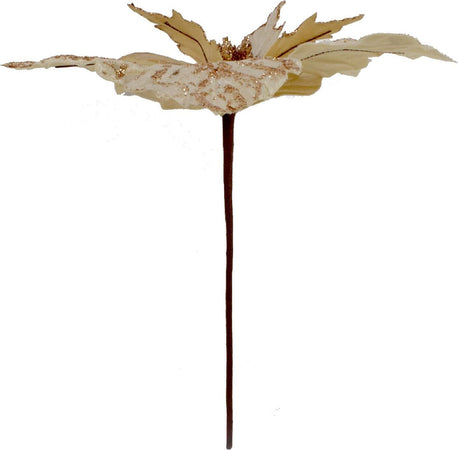 Ramo decorativo Poinsettia Oro spillone natalizio Ø 25 x h 20 cm Casa e cucina/Decorazioni per interni/Addobbi e decorazioni per ricorrenze/Decorazioni natalizie/Ghirlande e corone MagiediNatale.it - Altamura, Commerciovirtuoso.it
