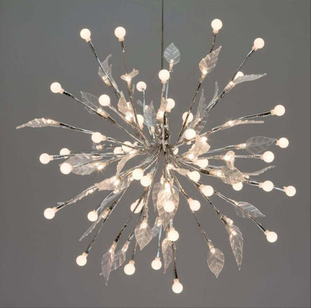 Ramo decorato con foglie e luci a led luce calda decorazione natalizia Ø 40 cm Casa e cucina/Decorazioni per interni/Addobbi e decorazioni per ricorrenze/Decorazioni natalizie/Ghirlande e corone MagiediNatale.it - Altamura, Commerciovirtuoso.it