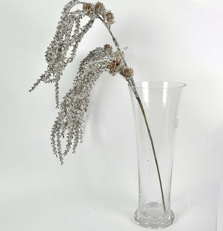 Ramo effetto ghiacciato decorazione natalizia per albero di natale h 80 cm Casa e cucina/Decorazioni per interni/Addobbi e decorazioni per ricorrenze/Decorazioni natalizie/Ghirlande e corone MagiediNatale.it - Altamura, Commerciovirtuoso.it