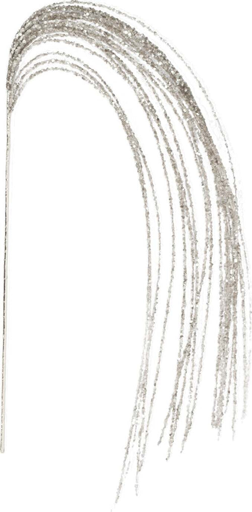 Ramo filante con glitters Bianco per albero di natale e decorazioni natalizie h 63 cm Casa e cucina/Decorazioni per interni/Addobbi e decorazioni per ricorrenze/Decorazioni natalizie/Ghirlande e corone MagiediNatale.it - Altamura, Commerciovirtuoso.it