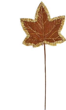 Ramo foglia di fico con glitters Marrone per albero di natale e decorazioni natalizie h 41 cm Casa e cucina/Decorazioni per interni/Addobbi e decorazioni per ricorrenze/Decorazioni natalizie/Ghirlande e corone MagiediNatale.it - Altamura, Commerciovirtuoso.it