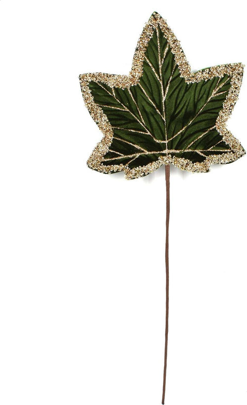 Ramo foglia di fico con glitters Verde per albero di natale e decorazioni natalizie h 41 cm Casa e cucina/Decorazioni per interni/Addobbi e decorazioni per ricorrenze/Decorazioni natalizie/Ghirlande e corone MagiediNatale.it - Altamura, Commerciovirtuoso.it