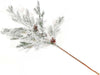 Ramo innevato con pigne  h 67 cm per albero di natale e decorazioni natalizie Casa e cucina/Decorazioni per interni/Addobbi e decorazioni per ricorrenze/Decorazioni natalizie/Ghirlande e corone MagiediNatale.it - Altamura, Commerciovirtuoso.it