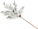 Ramo innevato con pigne  h 67 cm per albero di natale e decorazioni natalizie Casa e cucina/Decorazioni per interni/Addobbi e decorazioni per ricorrenze/Decorazioni natalizie/Ghirlande e corone MagiediNatale.it - Altamura, Commerciovirtuoso.it