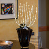 Ramo led modellabile bianco luce calda decorazione da esterno 75 cm 10 rami Casa e cucina/Decorazioni per interni/Addobbi e decorazioni per ricorrenze/Decorazioni natalizie/Ghirlande e corone MagiediNatale.it - Altamura, Commerciovirtuoso.it