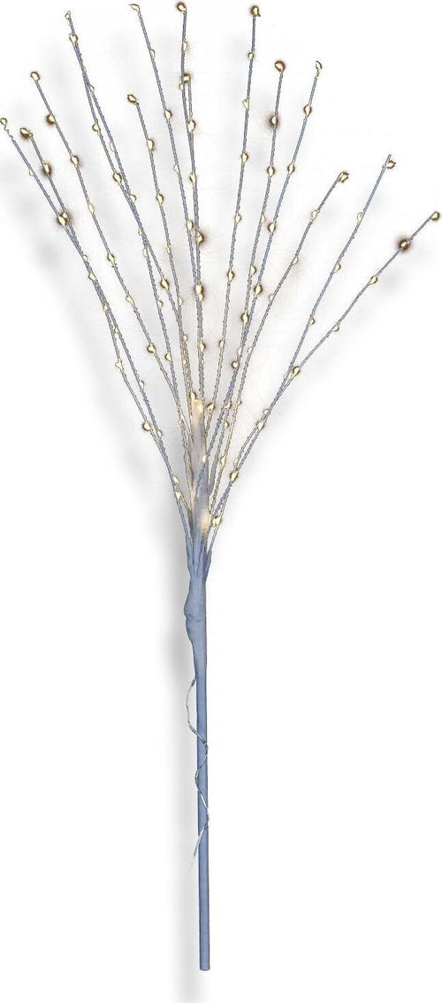 Ramo luminoso con ciuffi bianchi 120 nanoled a luce calda decorazione natalizia Casa e cucina/Decorazioni per interni/Addobbi e decorazioni per ricorrenze/Decorazioni natalizie/Ghirlande e corone MagiediNatale.it - Altamura, Commerciovirtuoso.it