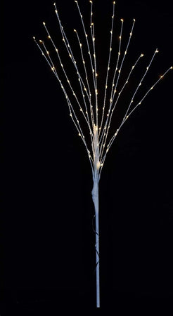 Ramo luminoso con ciuffi bianchi 120 nanoled a luce calda decorazione natalizia Casa e cucina/Decorazioni per interni/Addobbi e decorazioni per ricorrenze/Decorazioni natalizie/Ghirlande e corone MagiediNatale.it - Altamura, Commerciovirtuoso.it