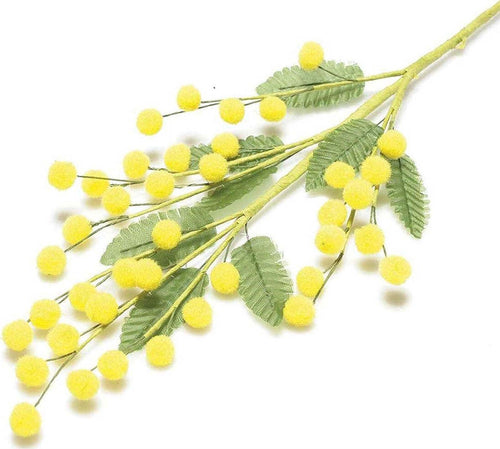Ramo Mimosa Artificiale 5 Pezzi Giallo Finte Fiori Festa Donna Decorazioni Fiori Finti Trade Shop italia - Napoli, Commerciovirtuoso.it