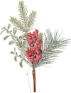 Ramo natalizio decorativo con bacche rosse, per interno ed esterno, da 24 cm Casa e cucina/Decorazioni per interni/Addobbi e decorazioni per ricorrenze/Decorazioni natalizie/Ghirlande e corone MagiediNatale.it - Altamura, Commerciovirtuoso.it