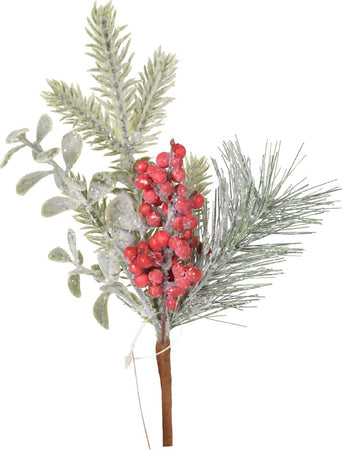 Ramo natalizio decorativo con bacche rosse, per interno ed esterno, da 24 cm Casa e cucina/Decorazioni per interni/Addobbi e decorazioni per ricorrenze/Decorazioni natalizie/Ghirlande e corone MagiediNatale.it - Altamura, Commerciovirtuoso.it