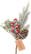 Ramo natalizio decorativo con bacche rosse, per interno ed esterno, da 24 cm Casa e cucina/Decorazioni per interni/Addobbi e decorazioni per ricorrenze/Decorazioni natalizie/Ghirlande e corone MagiediNatale.it - Altamura, Commerciovirtuoso.it