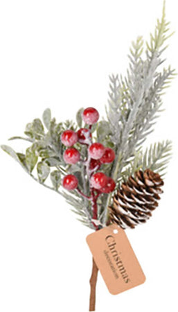 Ramo natalizio decorativo con bacche rosse, per interno ed esterno, da 24 cm Casa e cucina/Decorazioni per interni/Addobbi e decorazioni per ricorrenze/Decorazioni natalizie/Ghirlande e corone MagiediNatale.it - Altamura, Commerciovirtuoso.it
