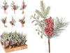 Ramo natalizio decorativo con bacche rosse, per interno ed esterno, da 24 cm Casa e cucina/Decorazioni per interni/Addobbi e decorazioni per ricorrenze/Decorazioni natalizie/Ghirlande e corone MagiediNatale.it - Altamura, Commerciovirtuoso.it