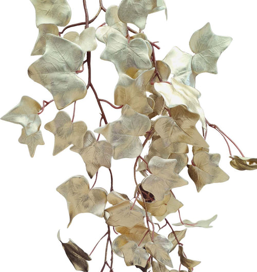 Ramo pianta di edera cadente color oro decorazione natalizia da h116 cm Casa e cucina/Decorazioni per interni/Addobbi e decorazioni per ricorrenze/Decorazioni natalizie/Ghirlande e corone MagiediNatale.it - Altamura, Commerciovirtuoso.it