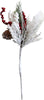 Ramo verde decorazione natalizia con bacche e pigne innevato h 40 cm Casa e cucina/Decorazioni per interni/Addobbi e decorazioni per ricorrenze/Decorazioni natalizie/Ghirlande e corone MagiediNatale.it - Altamura, Commerciovirtuoso.it