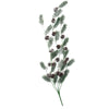 Ramo effetto real touch con pigne per albero di natale h 75 cm