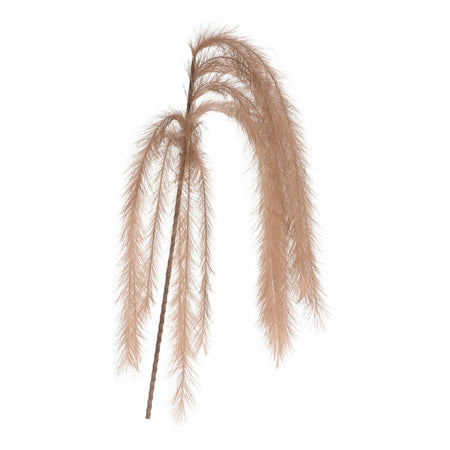 Set 3 Rami con Piume Marrone Chiaro per decorazioni Interne ed Esterne h 130 cm