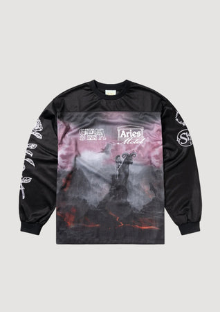 ARIES Ramscape Airtex Ls Tee da uomo