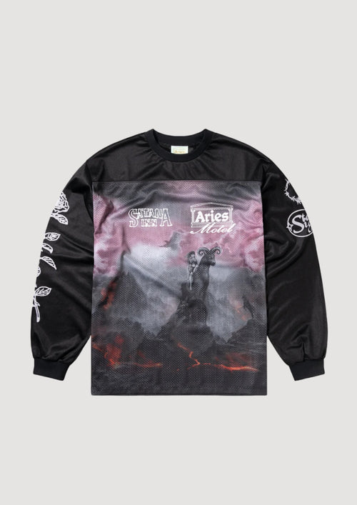 ARIES Ramscape Airtex Ls Tee da uomo