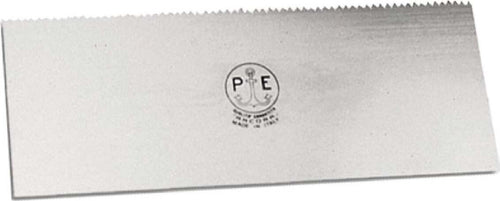 Raschiatore dentato per intonaco in acciaio temperato lucido 20 x 8 cm Fai da te/Utensili elettrici e a mano/Utensili a mano/Utensili per muratura e piastrellatura/Cazzuole/Cazzuole di finitura La Zappa - Altamura, Commerciovirtuoso.it