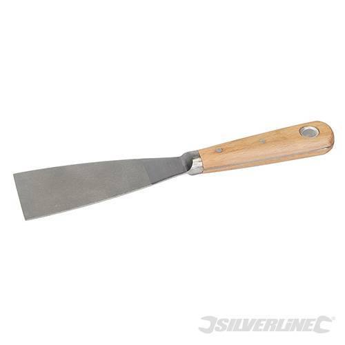 Silverline spatola per edilizia in acciaio 50 mm manico in legno Prezzo Silverline