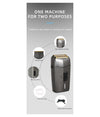Rasoio 2in1 Tagliacapelli A Batteria Ricaricabile Senza Fili Per Barba Usb V-086