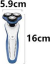 Rasoio 3 Testine Elettrico Ricaricabile Uomo Regolazione Barba Baffi Peli Tx-9174 Salute e cura della persona/Rasatura epilazione e rimozione peli/Regolabarba tagliacapelli e rasoi per il corpo/Tagliacapelli Trade Shop italia - Napoli, Commerciovirtuoso.it