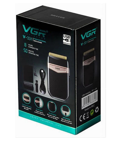 Rasoio A Batteria Elettrico Professionale Uomo Tascabile Ricarica Usb 5 W V-331