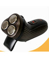 Rasoio A Batteria Elettrico + Rifinitore Per Naso Orecchie Trimmer 2in1 Gm-7113