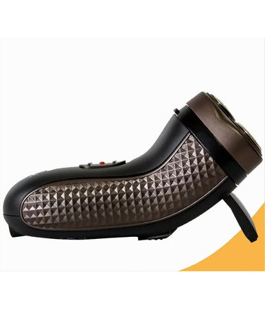 Rasoio A Batteria Elettrico + Rifinitore Per Naso Orecchie Trimmer 2in1 Gm-7113