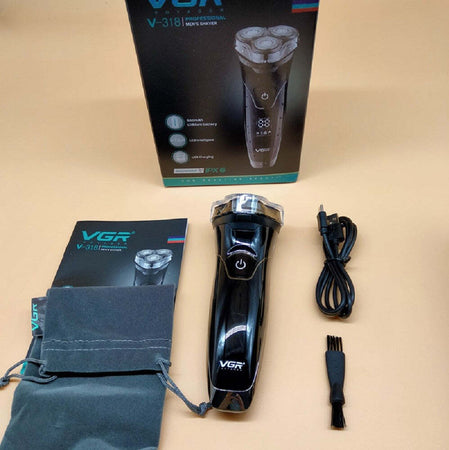 Rasoio A Triple Testine Rotanti Trimmer Barba Cordless Impermeabile Display V318 Salute e cura della persona/Rasatura epilazione e rimozione peli/Rasoi elettrici/Rasoi maschili/Rasoi a lamina Trade Shop italia - Napoli, Commerciovirtuoso.it