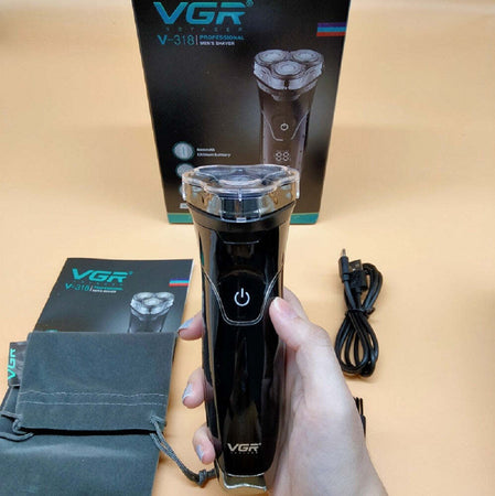 Rasoio A Triple Testine Rotanti Trimmer Barba Cordless Impermeabile Display V318 Salute e cura della persona/Rasatura epilazione e rimozione peli/Rasoi elettrici/Rasoi maschili/Rasoi a lamina Trade Shop italia - Napoli, Commerciovirtuoso.it
