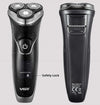 Rasoio-A-Triple-Testine-Rotanti-Trimmer-Barba-Cordless-Impermeabile-Display-V318